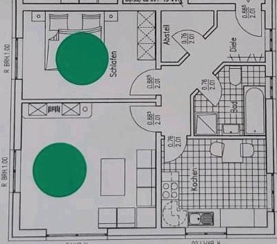 Erdgeschoßwohnung Brandenburg an der Havel Bahnhofsvorstadt - 2 Zimmer, 56 m&sup2;, 766&euro; | Angebot:25332215