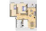 Dachgeschoßwohnung Dortmund Brackel - 3 Zimmer, 82 m&sup2;, 717&euro; | Angebot:25125217