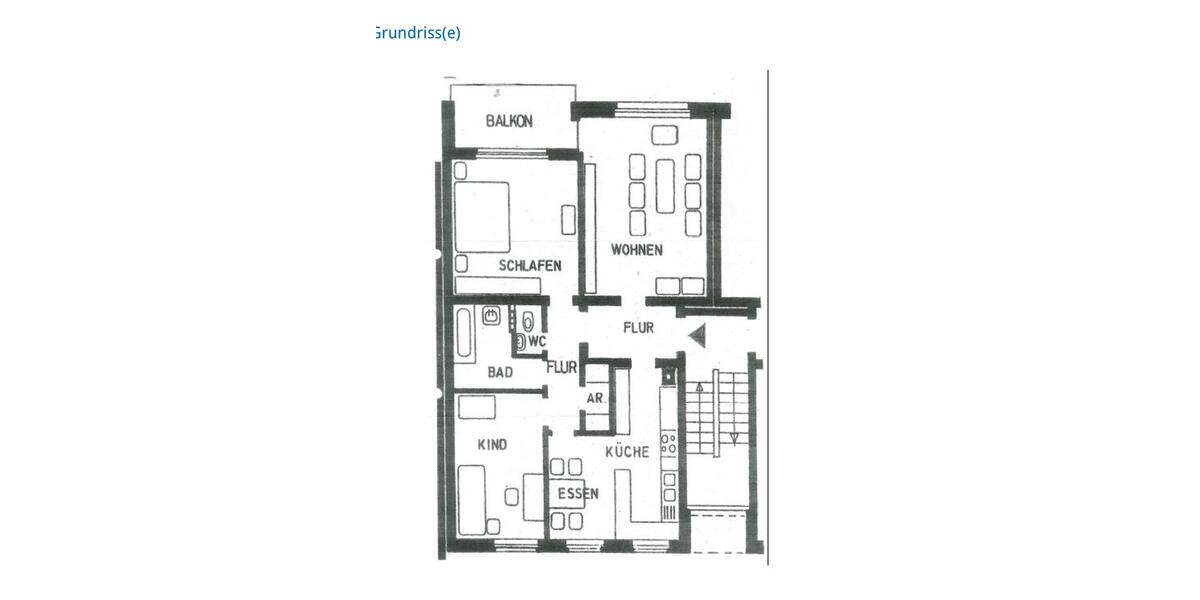 3-Zimmer-Wohnung mit EBK, Balkon & getrenntem BadWC in Lüchow 3 zimmer