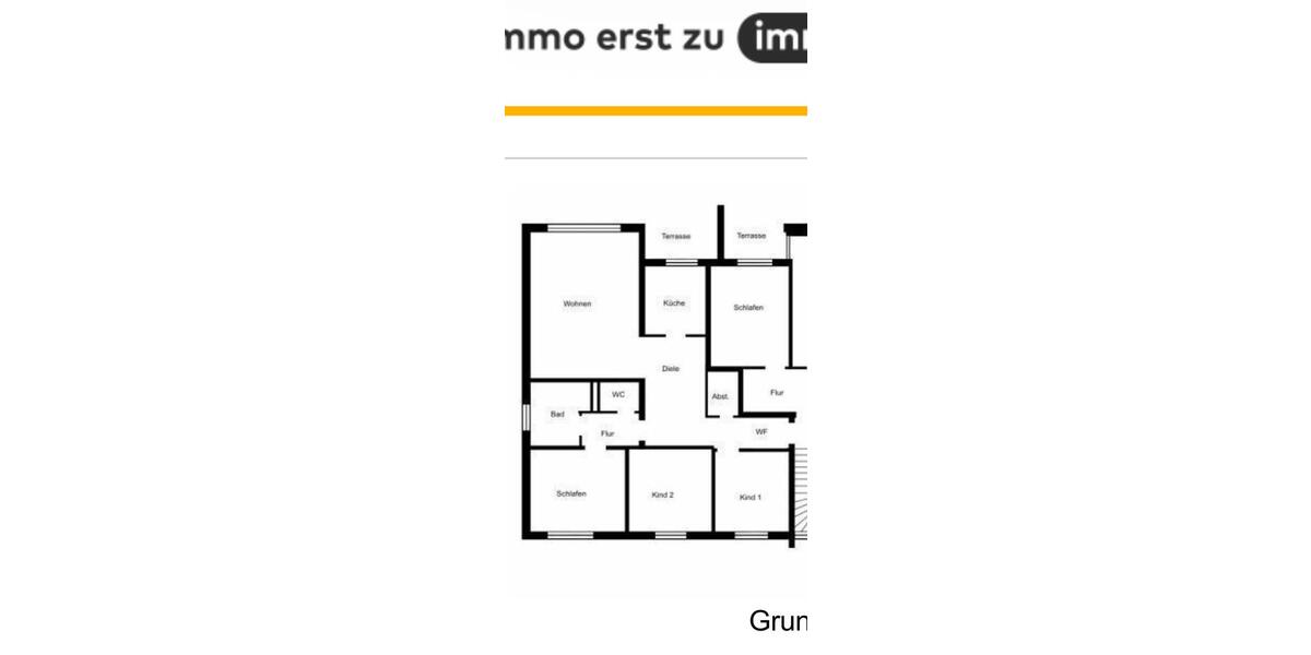 Terrassenwohnung Hamburg Schnelsen - 4 Zimmer, 95 m&sup2;, 1.400&euro; | Angebot:25219612