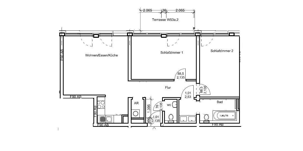 Erdgeschoßwohnung Aachen Aachen-Mitte - 3 Zimmer, 94 m&sup2;, 1.599&euro; | Angebot:26493784