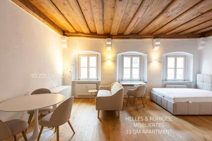 AB 1.12.25 |ERSTBEZUG: 1-ZIMMER-APARTMENT 33 QM MÖBLIERT| 80M DOM zimmer