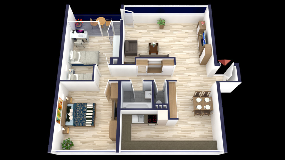 3 Zimmer-Wohnung in 7831 Radolfzell - in einer ruhigen Wohngegend zimmer