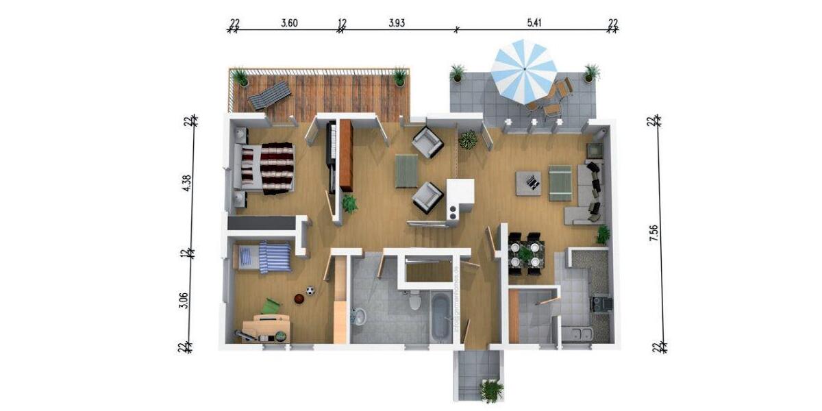 Einfamilienhaus Bardowick - 3.5 Zimmer, 108 m&sup2;, 1.530&euro; | Angebot:26512441