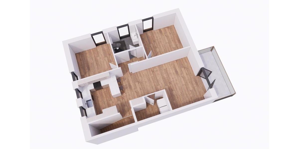 Etagenwohnung Bispingen - 3 Zimmer, 84 m&sup2;, 1.214&euro; | Angebot:26505124