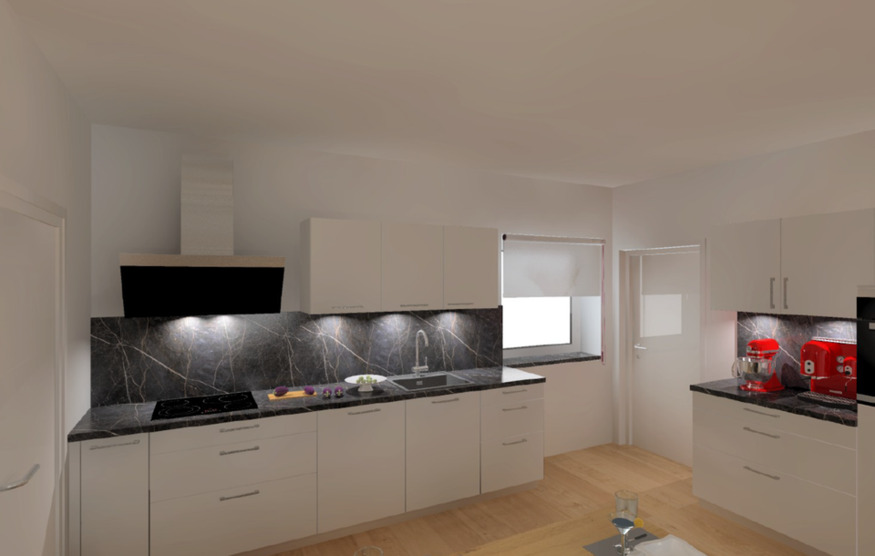 Vermiete renovierte Wohnung 119qm mit Garten und Garage