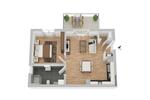 Etagenwohnung Pförring - 2 Zimmer, 49 m&sup2;, 660&euro; | Angebot:26689980