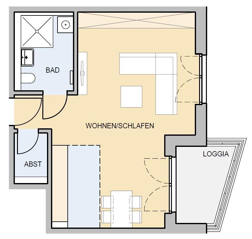 KEINE ANRUFE - nur schriftliche Anfragen - großzügige 1 Zimmer - Balkon - Tiefgarage - SB 3 Whg. 12 zimmer
