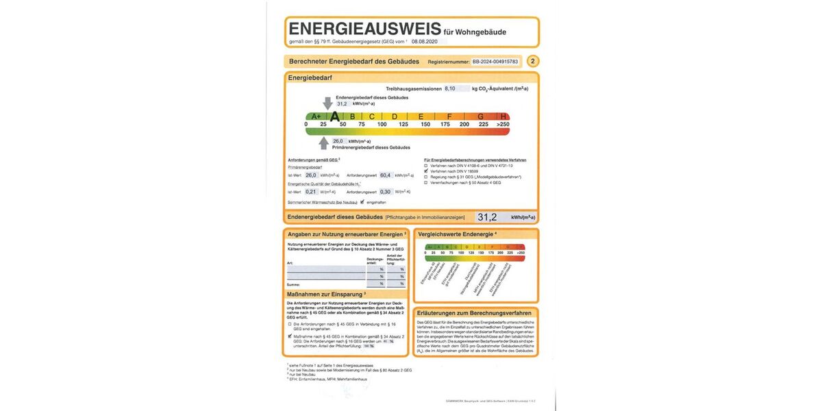 Exklusive 2 Zimmer Wohnung • 70 m² • Neubau 202324 Kamin Fußbodenheizung Balkon - Etagenwohnung Fredersdorf | Angebot:26719089