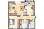 Etagenwohnung Dortmund Bövinghausen - 3 Zimmer, 66 m&sup2;, 519&euro; | Angebot:26163754