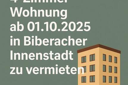 4-Zimmer-Wohnung in Biberach Innenstadt