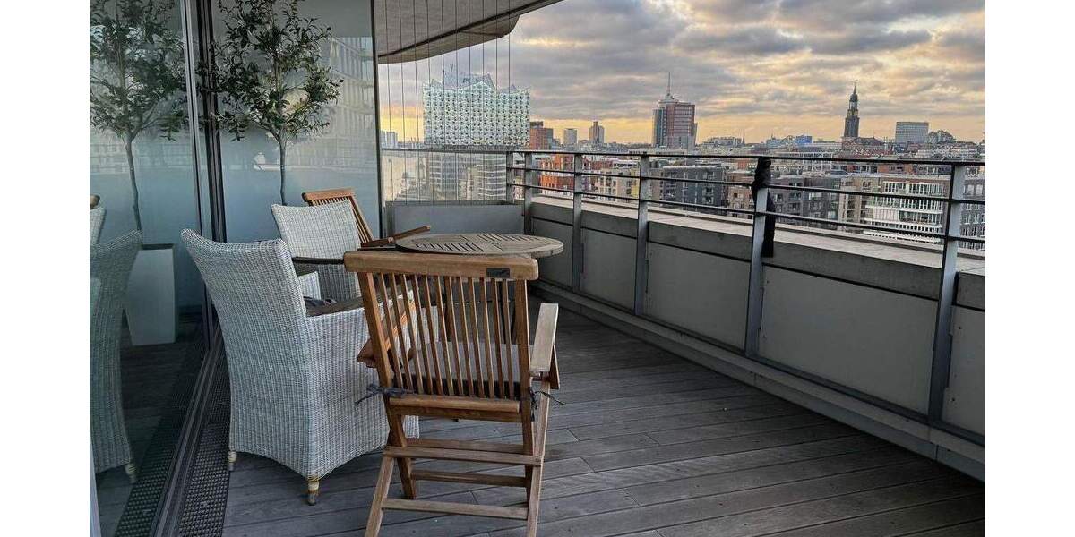 Etagenwohnung Hamburg HafenCity - 2 Zimmer, 133 m&sup2;, 2.500&euro; | Angebot:25693978