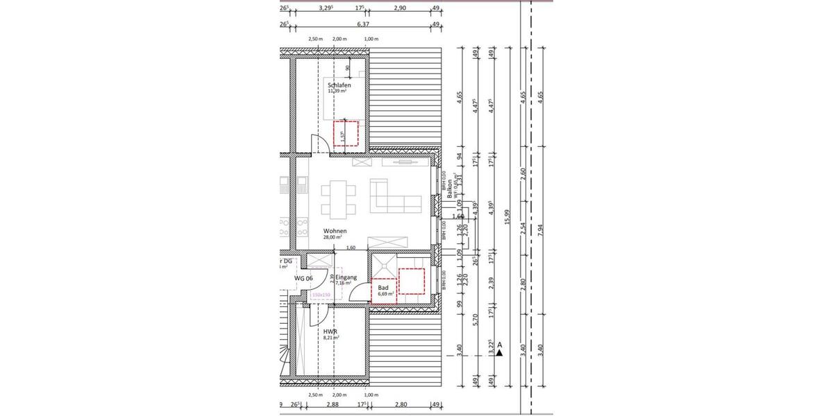 Dachgeschoßwohnung Rheine Gellendorf - 2 Zimmer, 62 m&sup2;, 850&euro; | Angebot:25417330