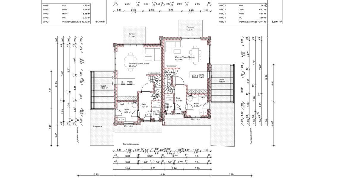 Etagenwohnung Bersenbrück - 4 Zimmer, 127 m&sup2;, 1.450&euro; | Angebot:26024206