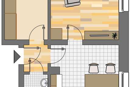 Wohnung zum Mieten in Dortmund 406 € 43.34 m² 2 zimmer