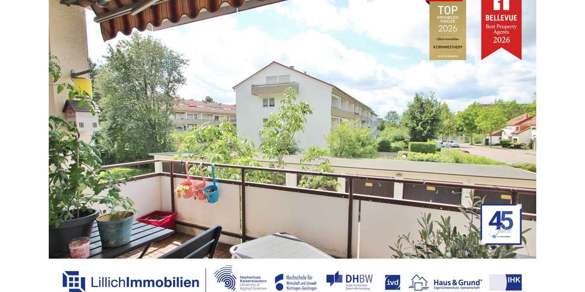 Etagenwohnung Kornwestheim - 3 Zimmer, 82 m&sup2;, 950&euro; | Angebot:27117107