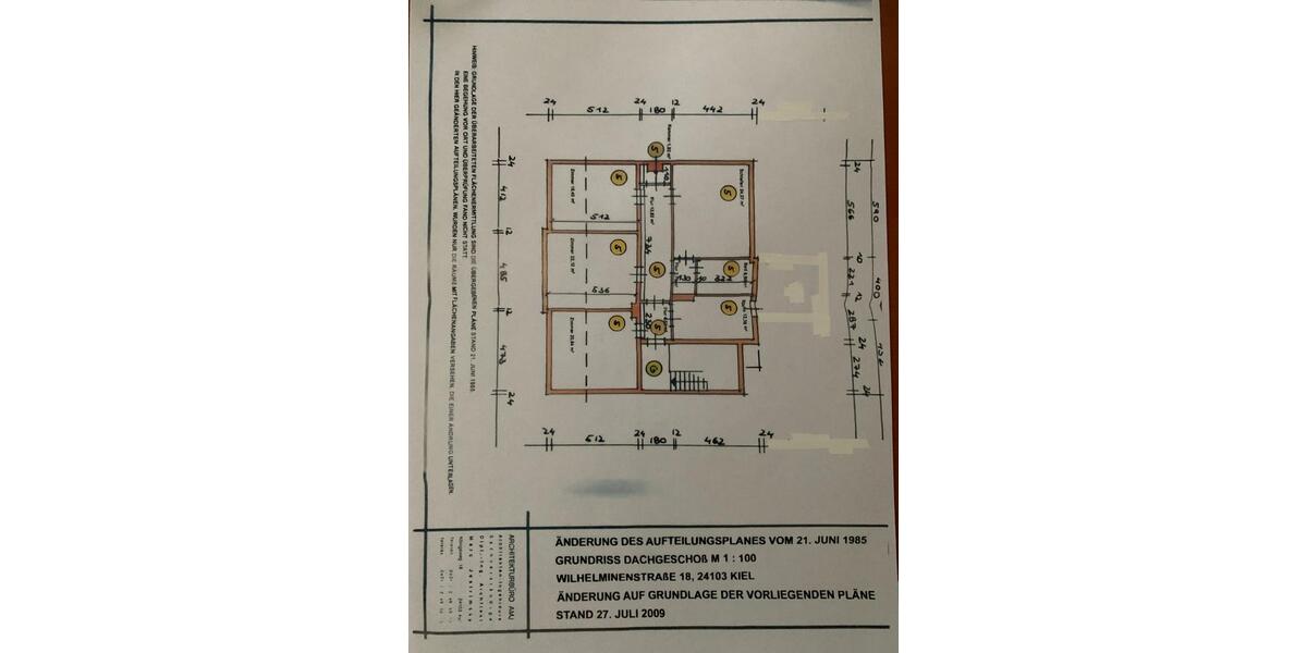 Dachgeschoßwohnung Kiel - 4 Zimmer, 127 m&sup2;, 1.590&euro; | Angebot:25831332