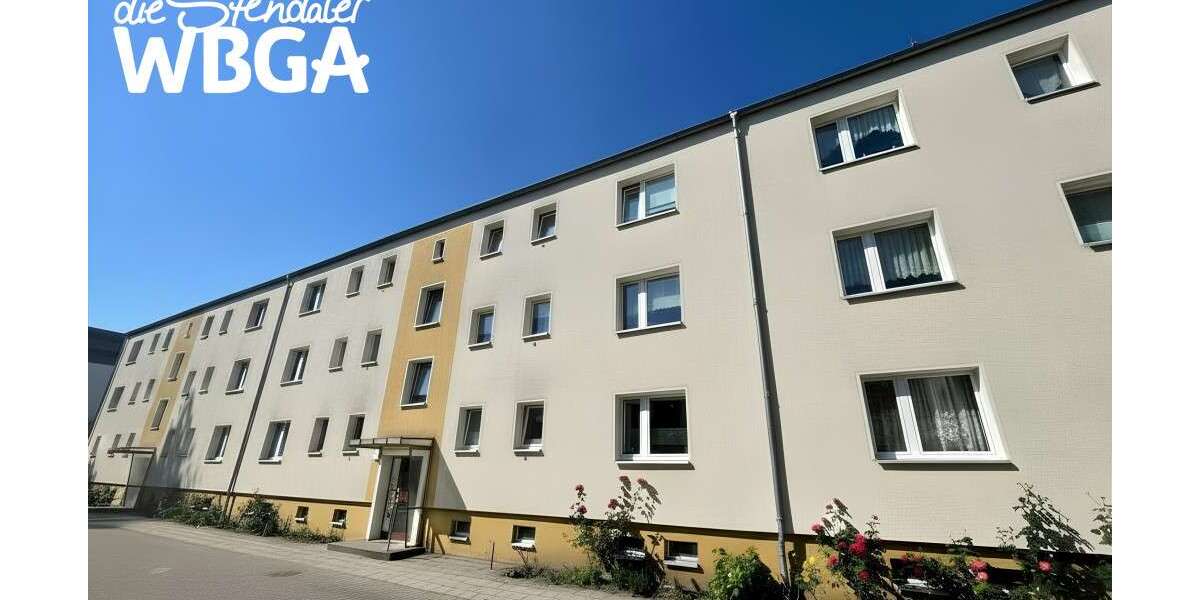 Etagenwohnung Stendal Bahnhofsvorstadt - 3 Zimmer, 63 m&sup2;, 496&euro; | Angebot:26944030
