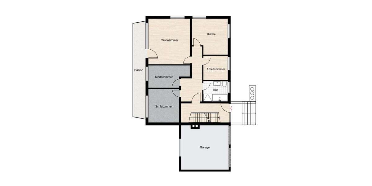 Etagenwohnung Bad Salzdetfurth - 4 Zimmer, 94 m&sup2;, 660&euro; | Angebot:26928860