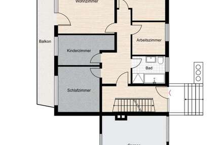 Wohnung Bad Salzdetfurth - 4 Zimmer, 94 m&sup2;, 660&euro; | Angebot:26928860