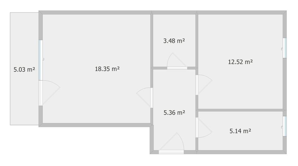 Etagenwohnung Traunstein - 2 Zimmer, 48 m&sup2;, 750&euro; | Angebot:26551174