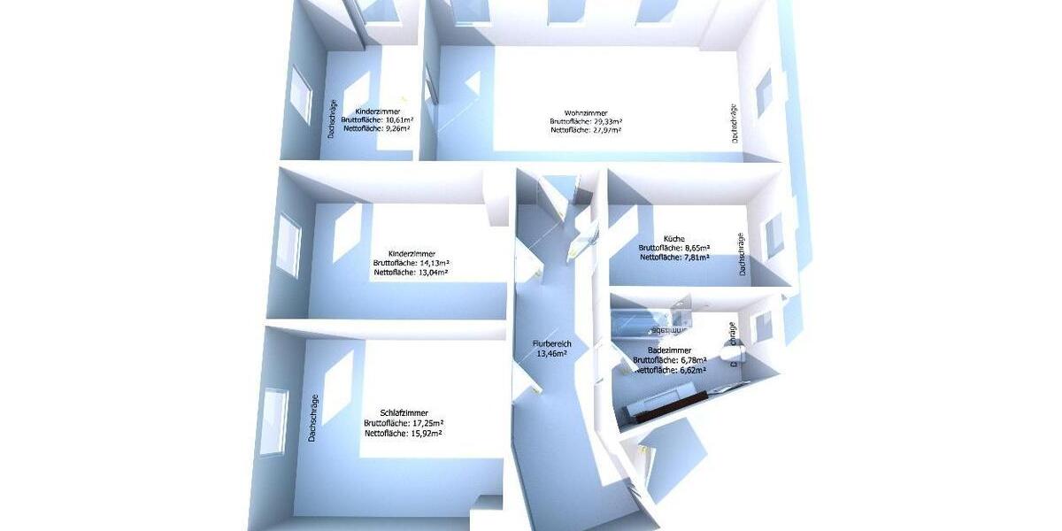 Etagenwohnung Nünchritz - 4 Zimmer, 94 m&sup2;, 625&euro; | Angebot:25979087