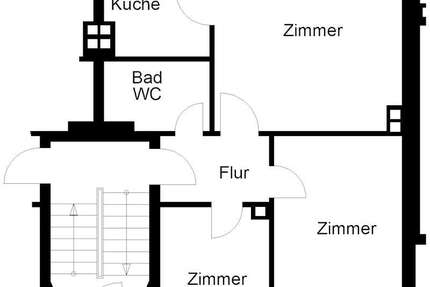 Wohnung Bremerhaven - 3 Zimmer, 55 m&sup2;, 331&euro; | Angebot:25523519