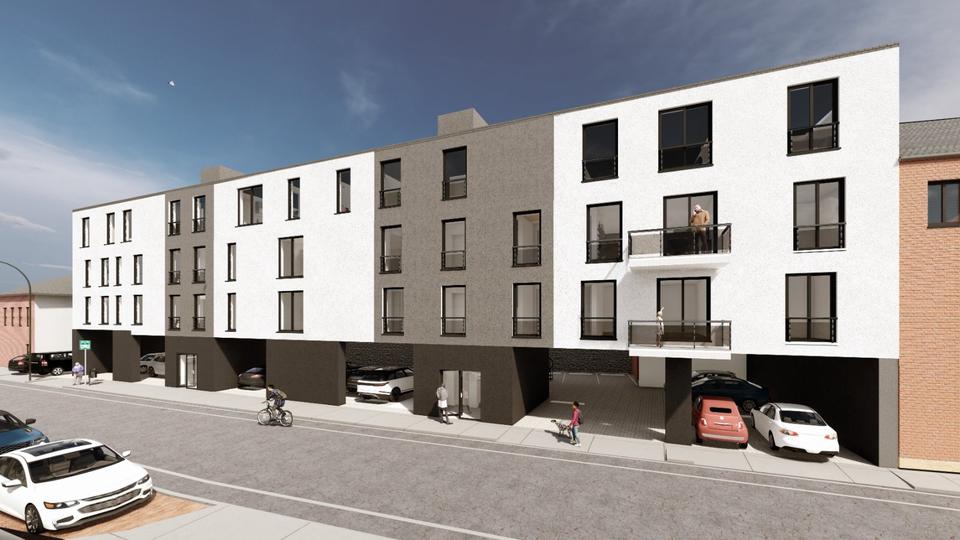 Vermietung Neubau Penthouse 3 ZKDB in Übach-Palenberg Zentrum WE11 3 zimmer