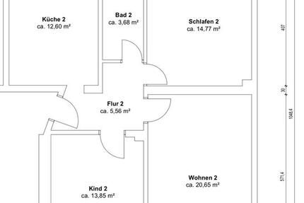 Wohnung Seelze - 3 Zimmer, 72 m&sup2;, 600&euro; | Angebot:26581839