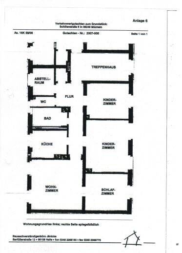 Etagenwohnung Mücheln (Geiseltal) Mücheln - 4 Zimmer, 82 m&sup2;, 435&euro; | Angebot:24647380