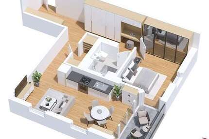 Wohnung Wolfsburg Almke - 2 Zimmer, 67 m&sup2;, 919&euro; | Angebot:26976553