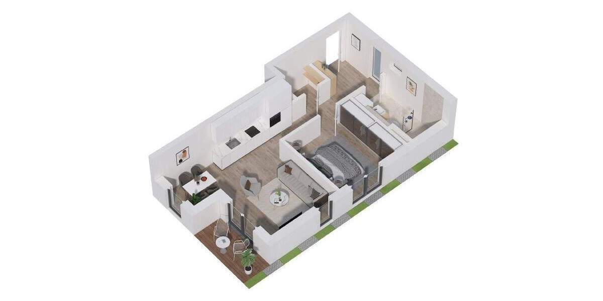 Etagenwohnung Halstenbek - 2 Zimmer, 56 m&sup2;, 1.300&euro; | Angebot:24702073