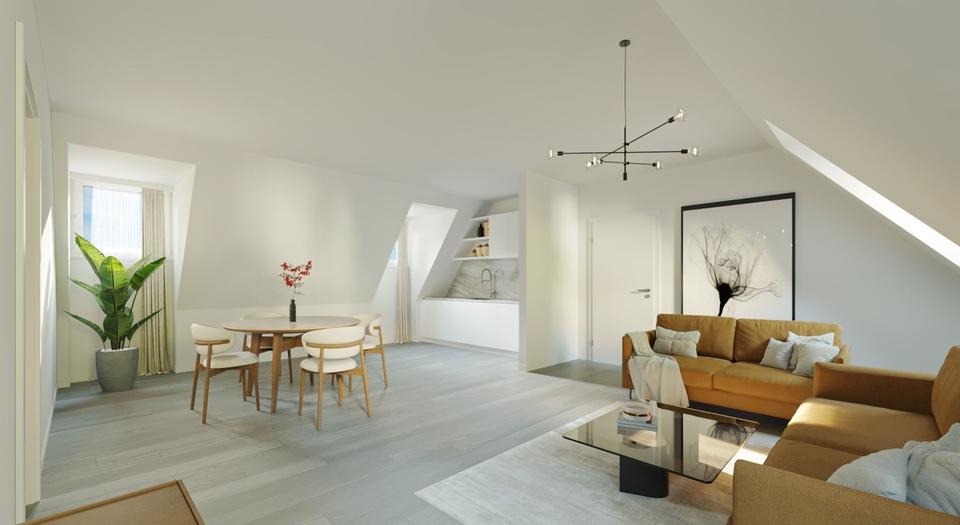 Dachgeschoßwohnung Fuldatal - 4 Zimmer, 68 m&sup2;, 985&euro; | Angebot:26492511
