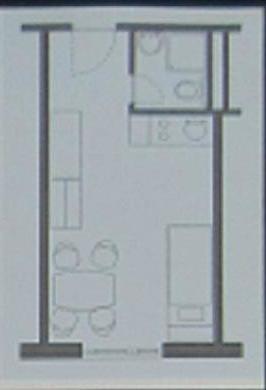 Etagenwohnung Aachen Aachen-Mitte - 1 Zimmer, 19 m&sup2;, 368&euro; | Angebot:26694962