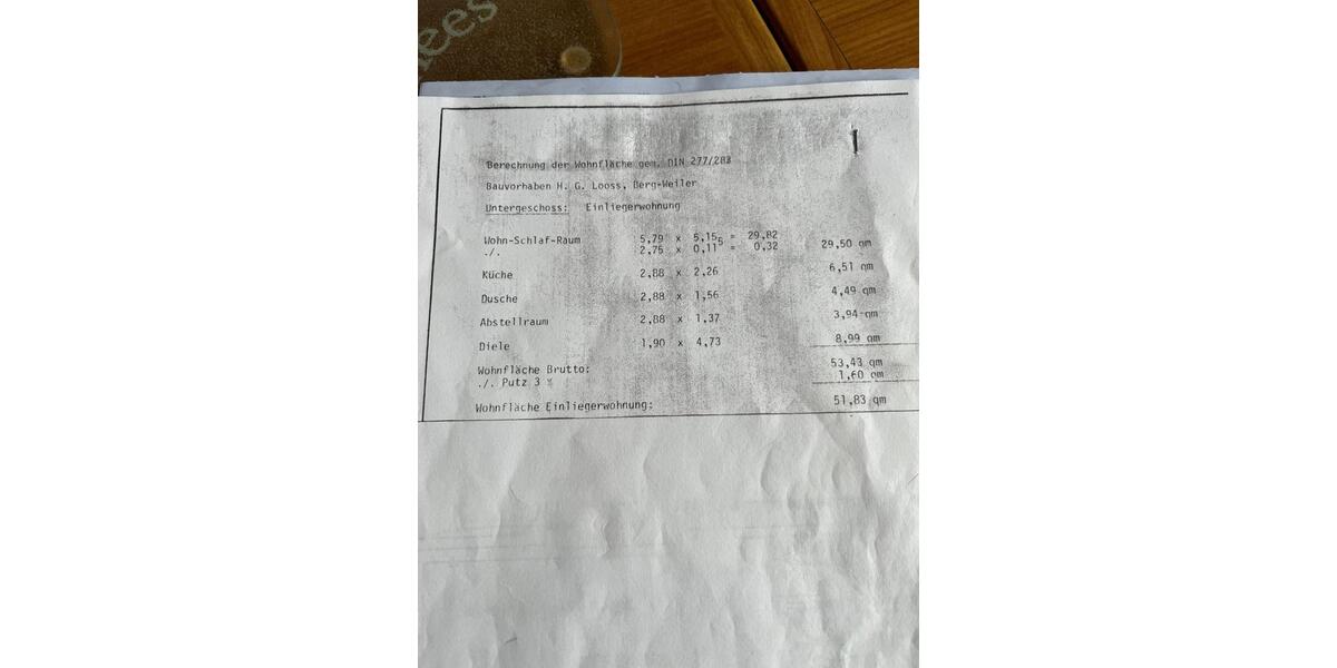 Erdgeschoßwohnung Berg - 1 Zimmer, 52 m&sup2;, 550&euro; | Angebot:25220903