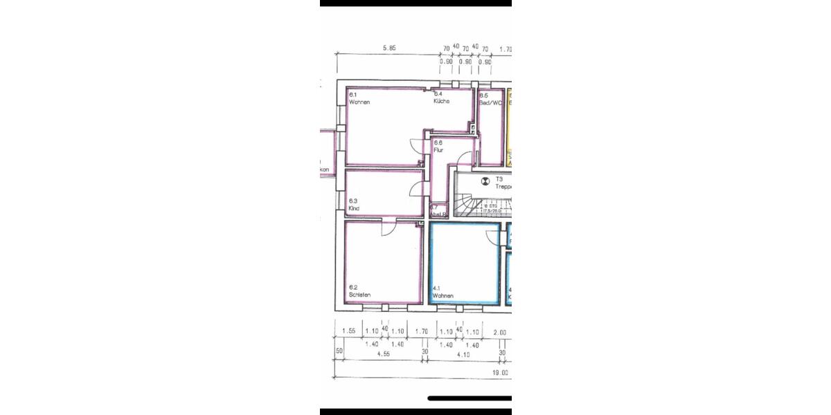 Etagenwohnung Ribnitz-Damgarten Damgarten - 3 Zimmer, 78 m&sup2;, 850&euro; | Angebot:25989824