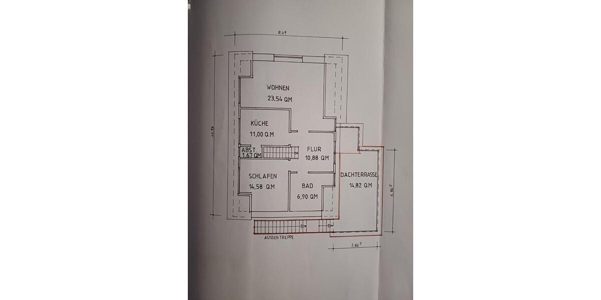 Dachgeschoßwohnung Gnarrenburg - 2 Zimmer, 650&euro; | Angebot:23478274