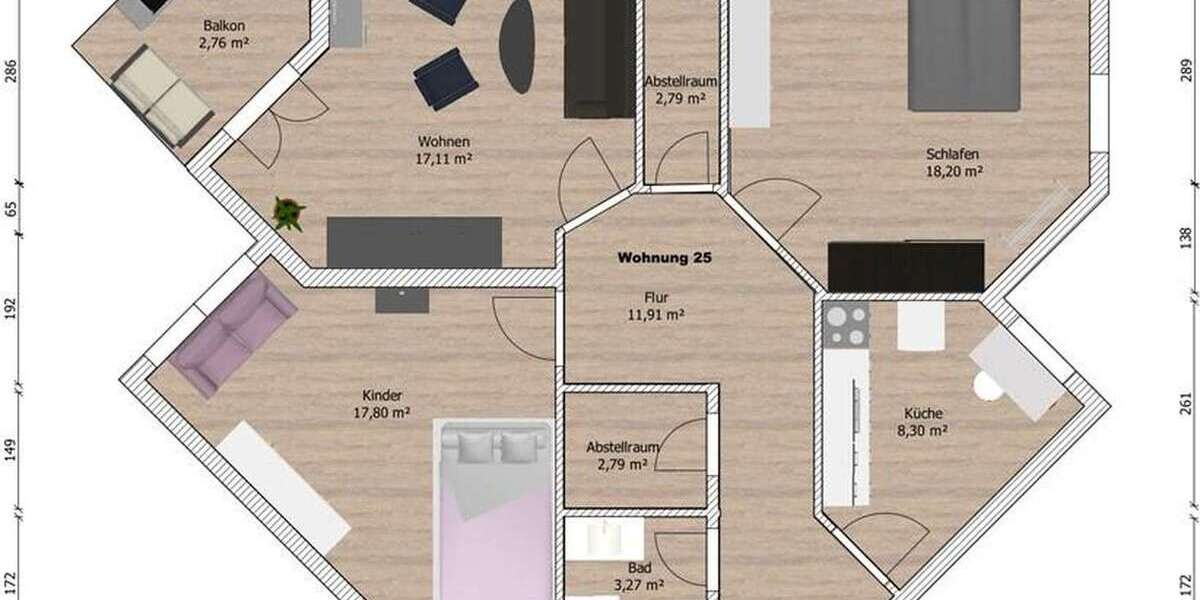 Wohnung zum Mieten in Schöppenstedt 570 € 84.93 m² 3 zimmer