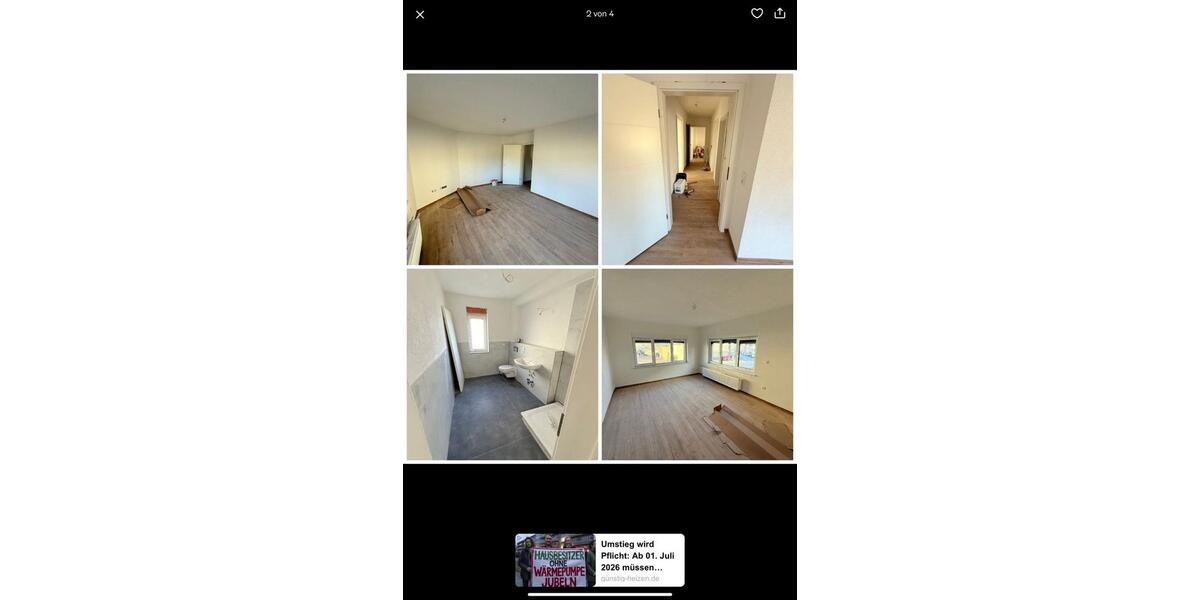 Etagenwohnung Pohlheim - 2 Zimmer, 100 m&sup2;, 710&euro; | Angebot:25830885