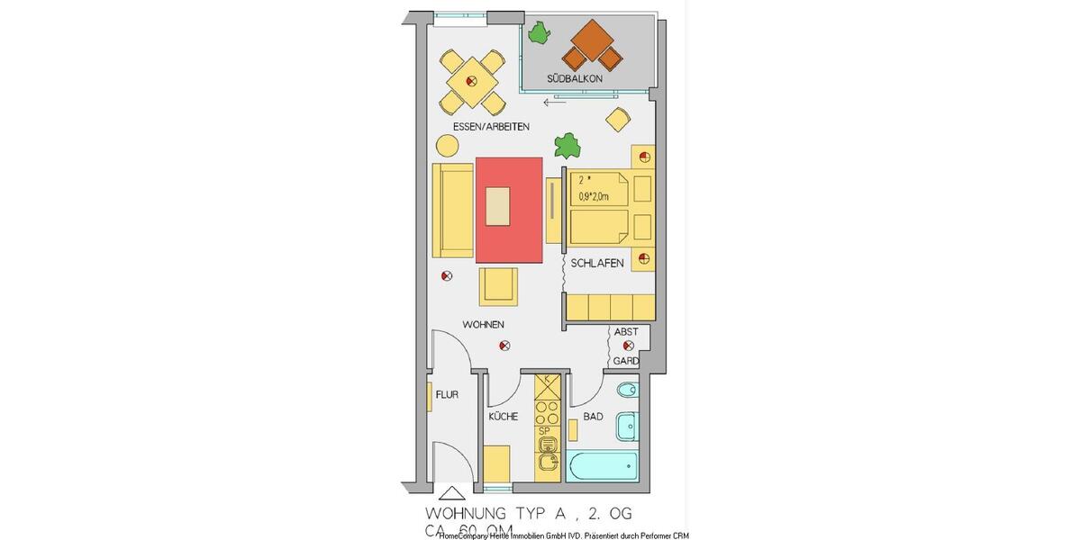 Wohnen auf Zeit Freiburg im Breisgau - 1 Zimmer, 60 m&sup2;, 1.395&euro; | Angebot:25966555