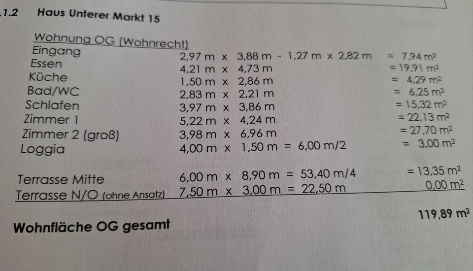 Etagenwohnung Eging am See - 4 Zimmer, 120 m&sup2;, 840&euro; | Angebot:25546052