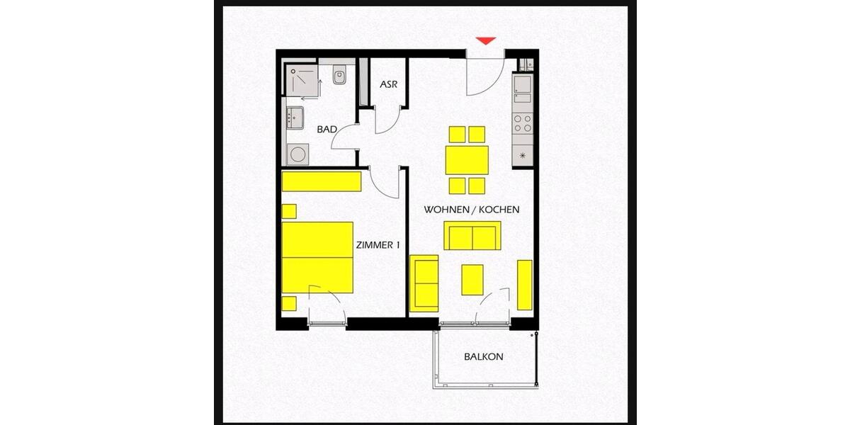 Erdgeschoßwohnung Schönefeld - 2 Zimmer, 52 m&sup2;, 994&euro; | Angebot:24690790