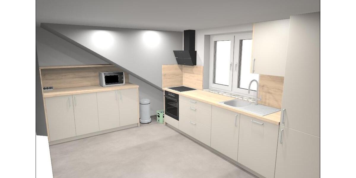 Dachgeschoßwohnung Büren - 3 Zimmer, 100 m&sup2;, 800&euro; | Angebot:23245154