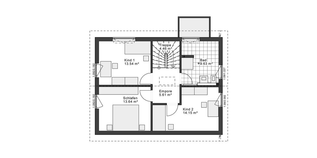 Einfamilienhaus Haltern am See - 3 Zimmer, 122 m&sup2;, 1.650&euro; | Angebot:26663233