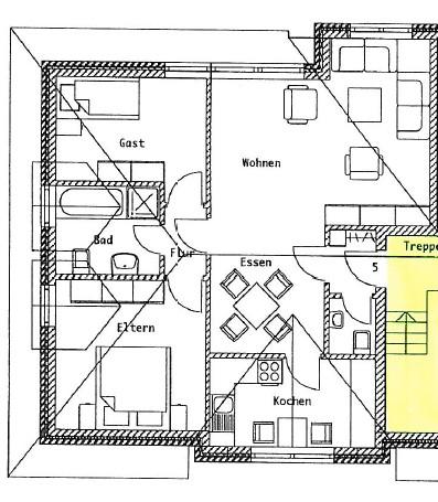 Dachgeschoßwohnung Papenburg - 3 Zimmer, 62 m&sup2;, 390&euro; | Angebot:25547891