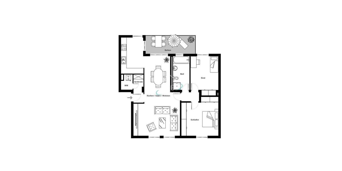 Etagenwohnung Crailsheim - 3 Zimmer, 88 m&sup2;, 800&euro; | Angebot:26833943