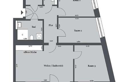 Wohnung Hannover Bemerode - 4 Zimmer, 93 m&sup2;, 1.067&euro; | Angebot:27034627