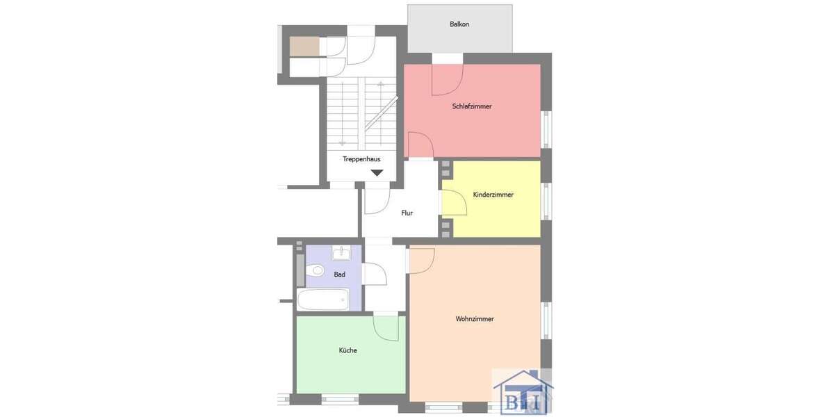 Etagenwohnung Zittau - 3 Zimmer, 69 m&sup2;, 420&euro; | Angebot:27235173
