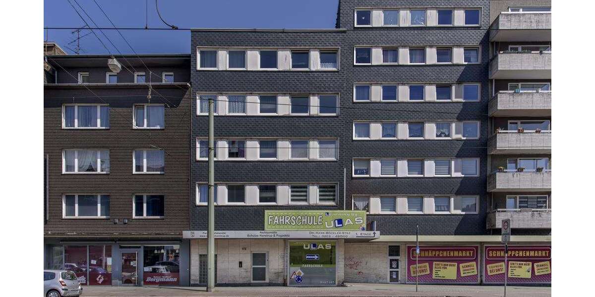 Wohnung zum Mieten in Duisburg 469 € 58.63 m² 2 zimmer