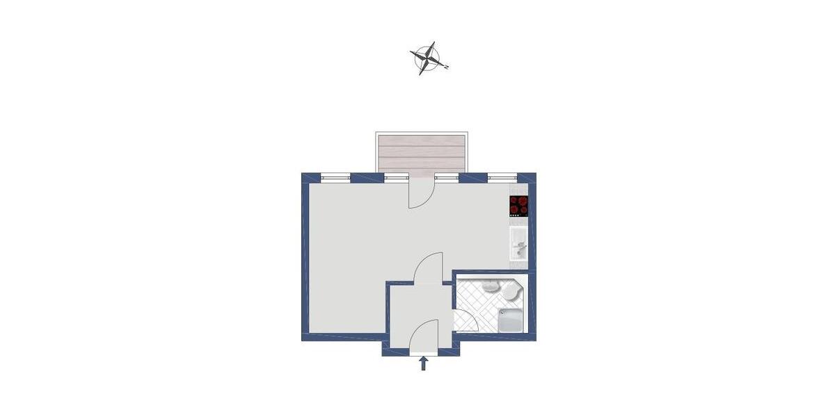 Etagenwohnung Schmölln - 1 Zimmer, 40 m&sup2;, 280&euro; | Angebot:26223217